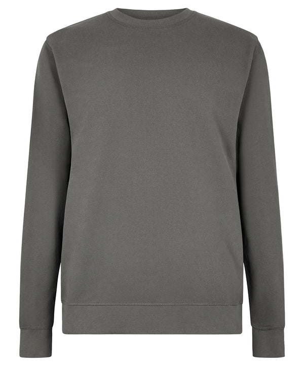 Kustom Kit Regular Fit Piqué Sweatshirt - Dark Grey