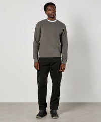 Kustom Kit Regular Fit Piqué Sweatshirt - Black