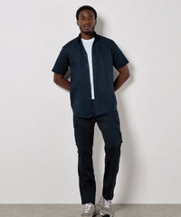Kustom Kit Workplace Oxford Shirt Short-sleeved (classic Fit) - Black