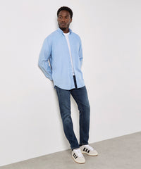 Kustom Kit Workplace Oxford Shirt Long-sleeved (classic Fit) - Black