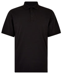 Kustom Kit Regular Fit Superwash® 60° Jersey Polo - Black