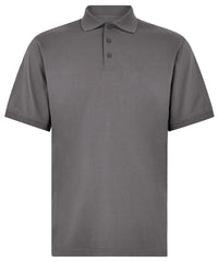 Kustom Kit Regular Fit Superwash® 60° Jersey Polo - Charcoal Solid