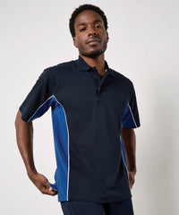 Kustom Kit Track Polo (classic Fit) - Black/Gold/White*