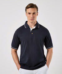 Kustom Kit St Mellion Polo (classic Fit) - Black/Bright Red