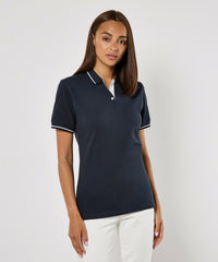 Kustom Kit Women's St Mellion Polo (classic Fit) - Navy/White