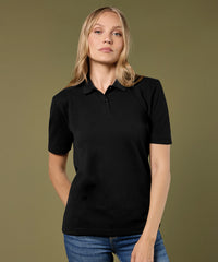 Kustom Kit Women's Workforce Polo (regular Fit) - Black