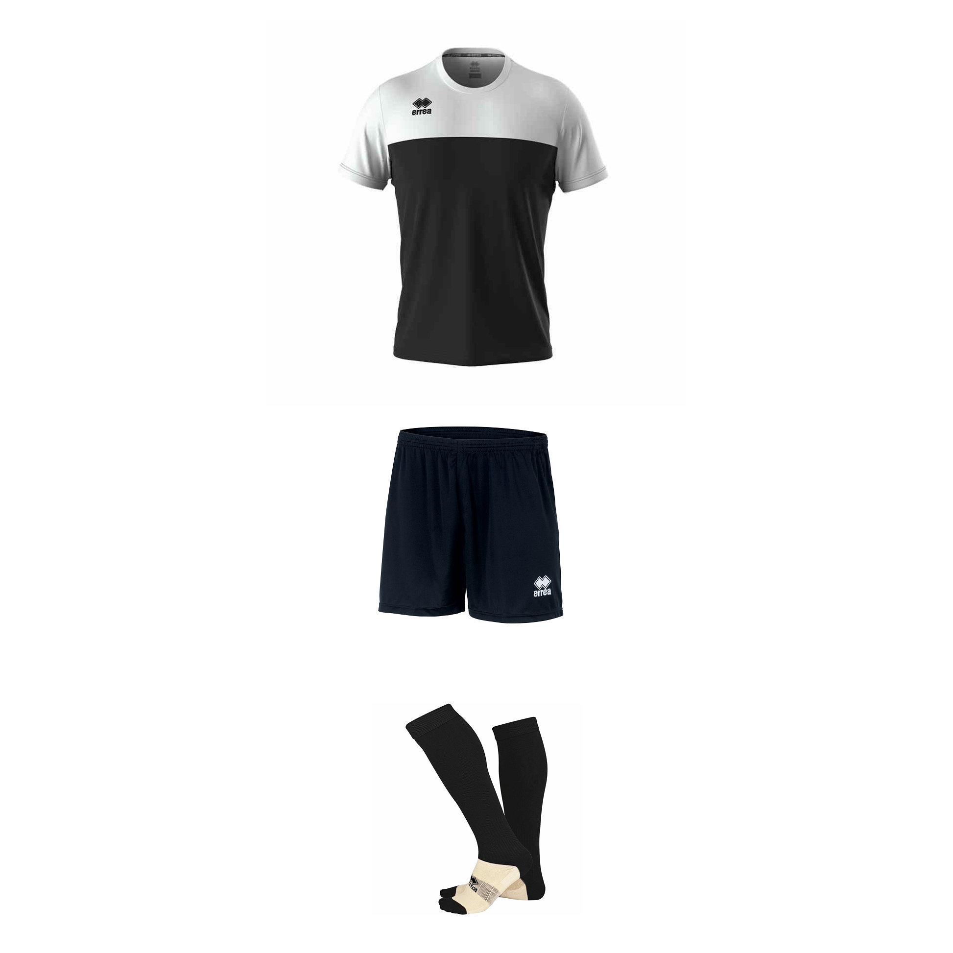 Errea Brandon Shirt + New Skin Shorts + Poly Socks
