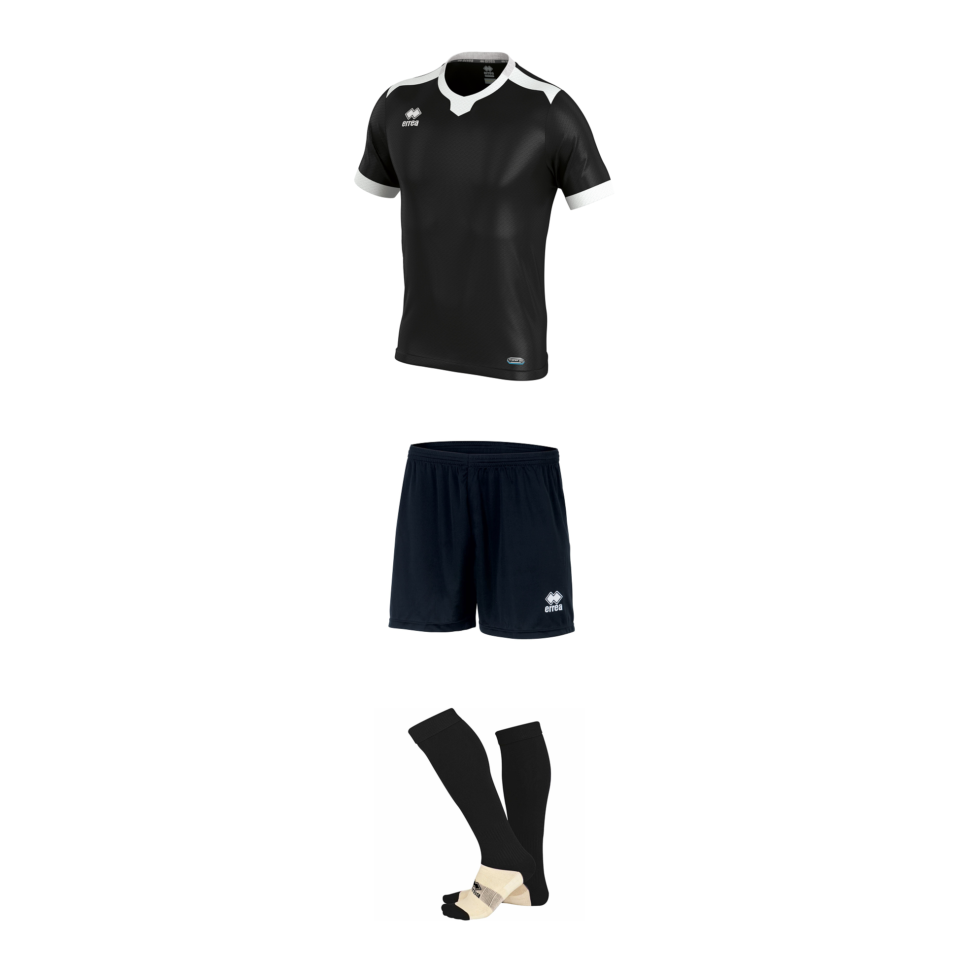 Errea Ti-Mothy Shirt + New Skin Shorts + Poly Socks