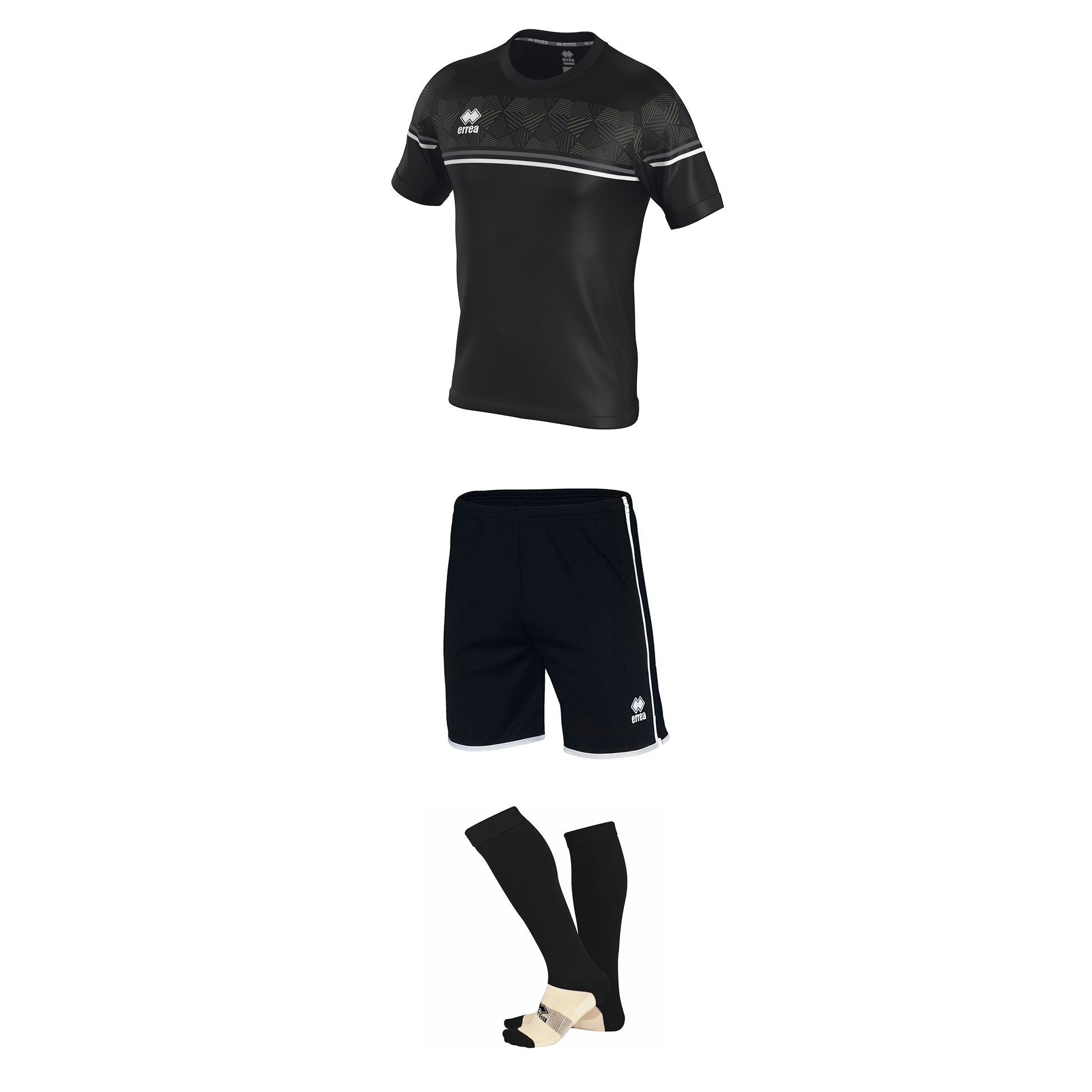 Errea Diamantis Shirt + Bonn Shorts + Poly Socks
