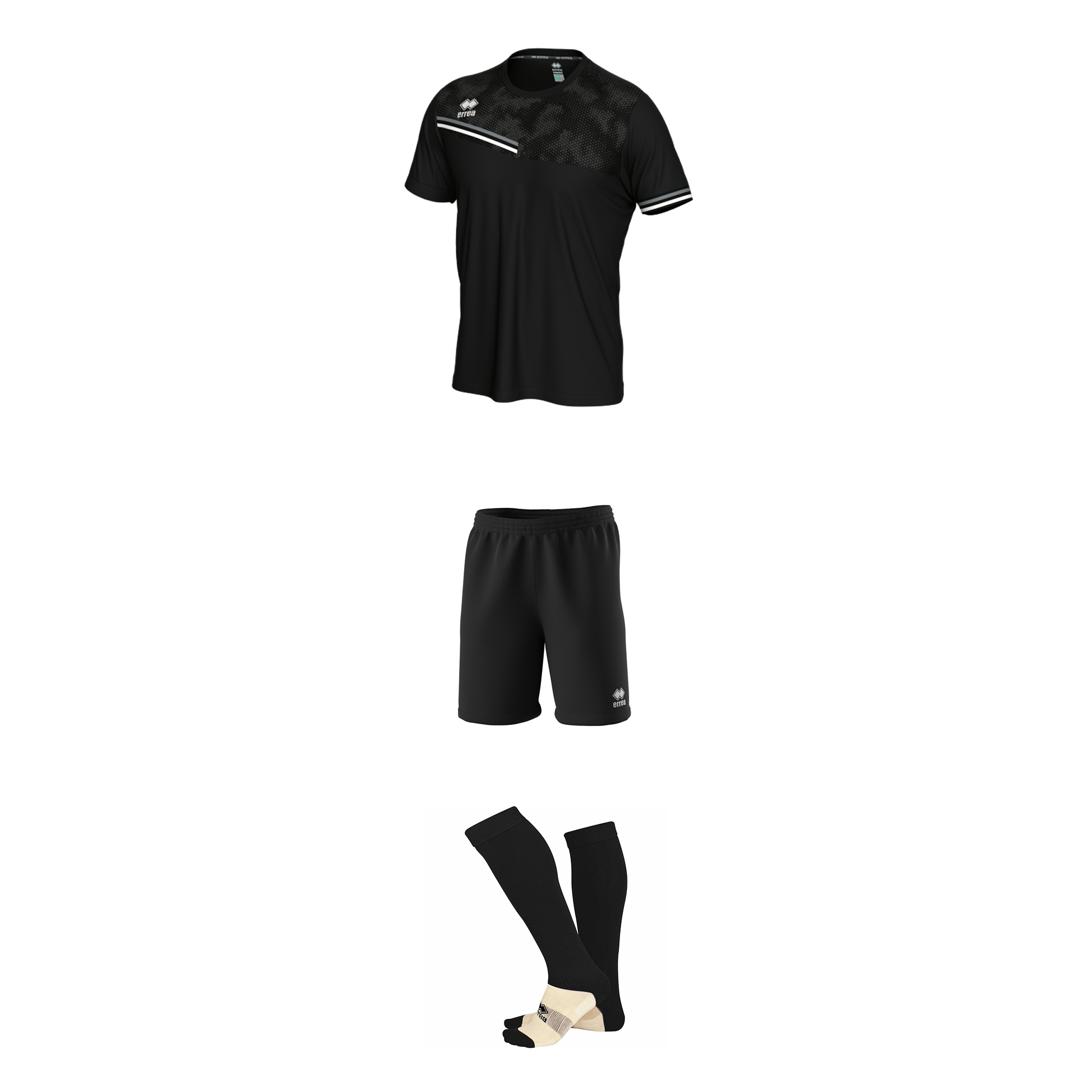 Errea Evan Shirt + Edo Shorts + Poly Socks