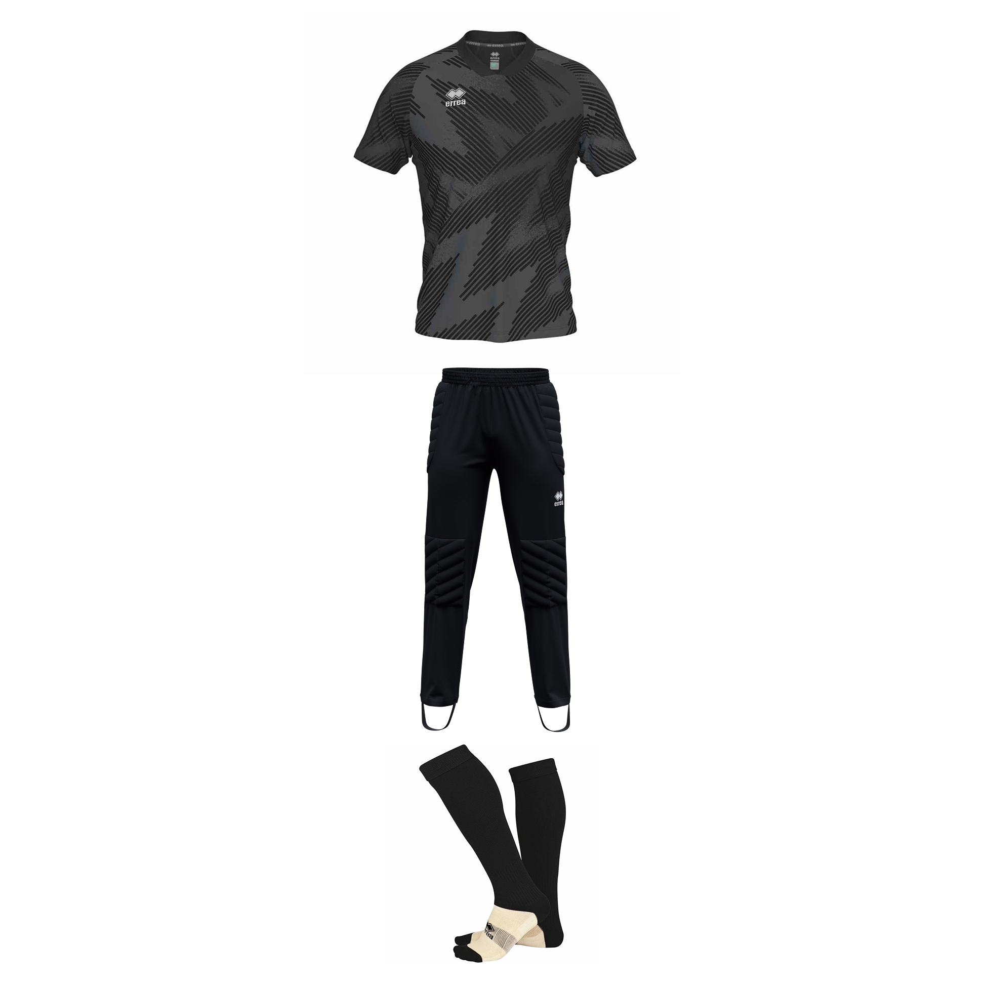 Errea Peter GK Shirt + Pitch Trousers + Poly Socks