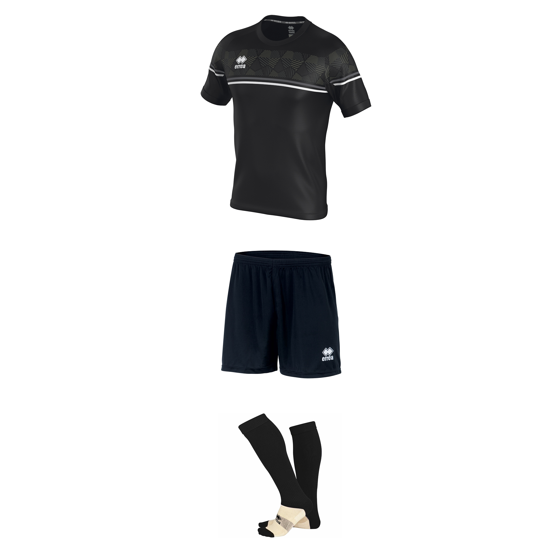 Errea Diamantis Shirt + New Skin Shorts + Poly Socks