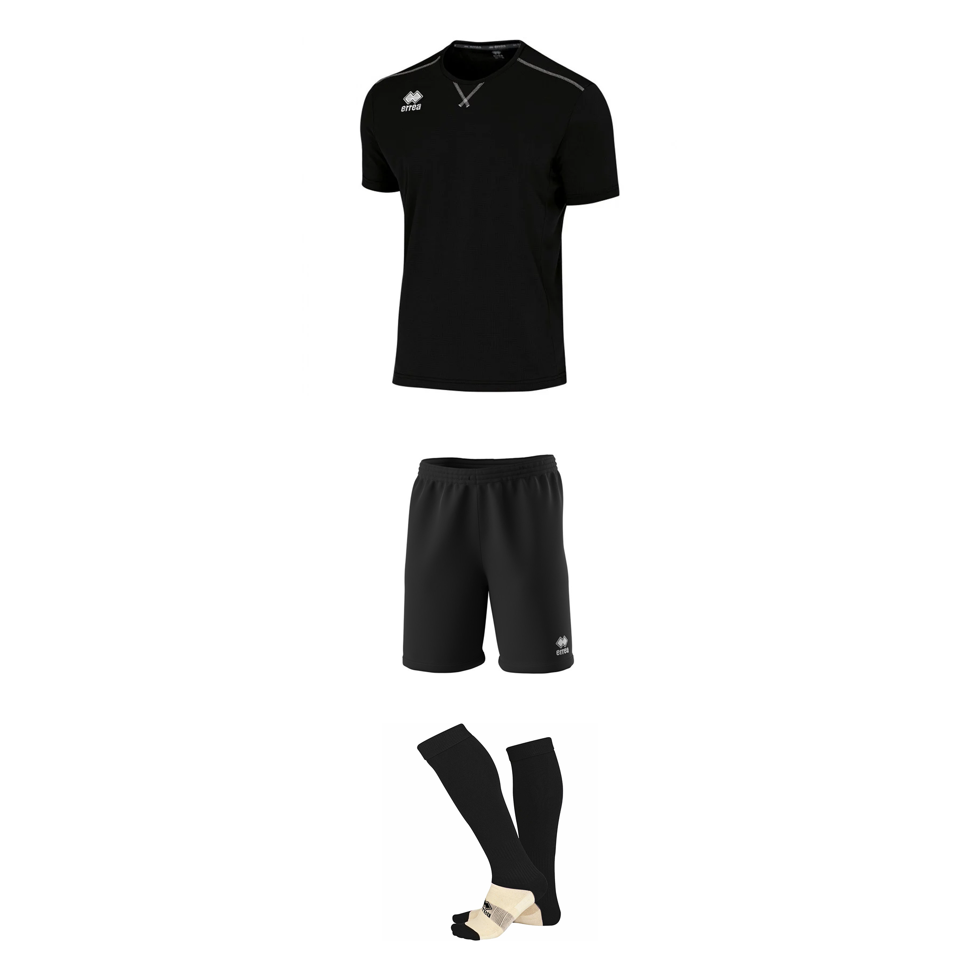 Errea Everton Shirt + Edo Shorts + Poly Socks