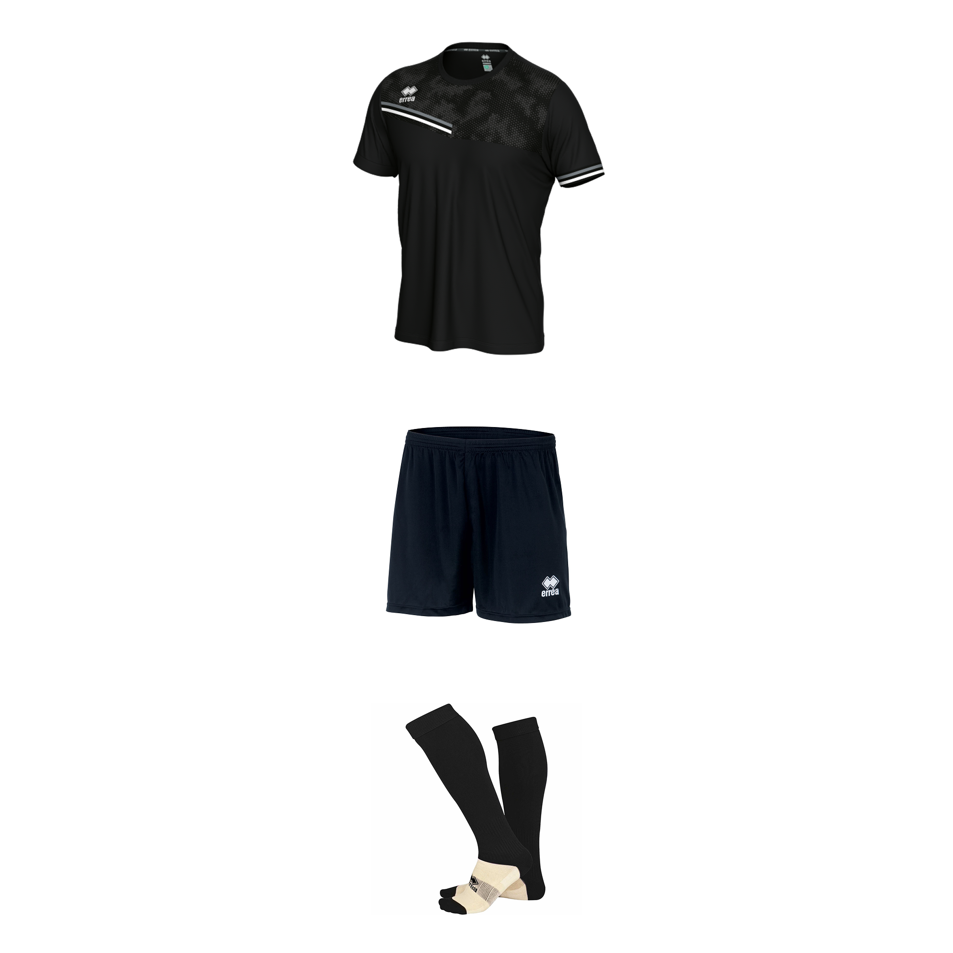 Errea Evan Shirt + New Skin Shorts + Poly Socks