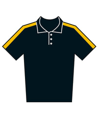 Finden & Hales Adults Team Polo Shirt - Black/Gold