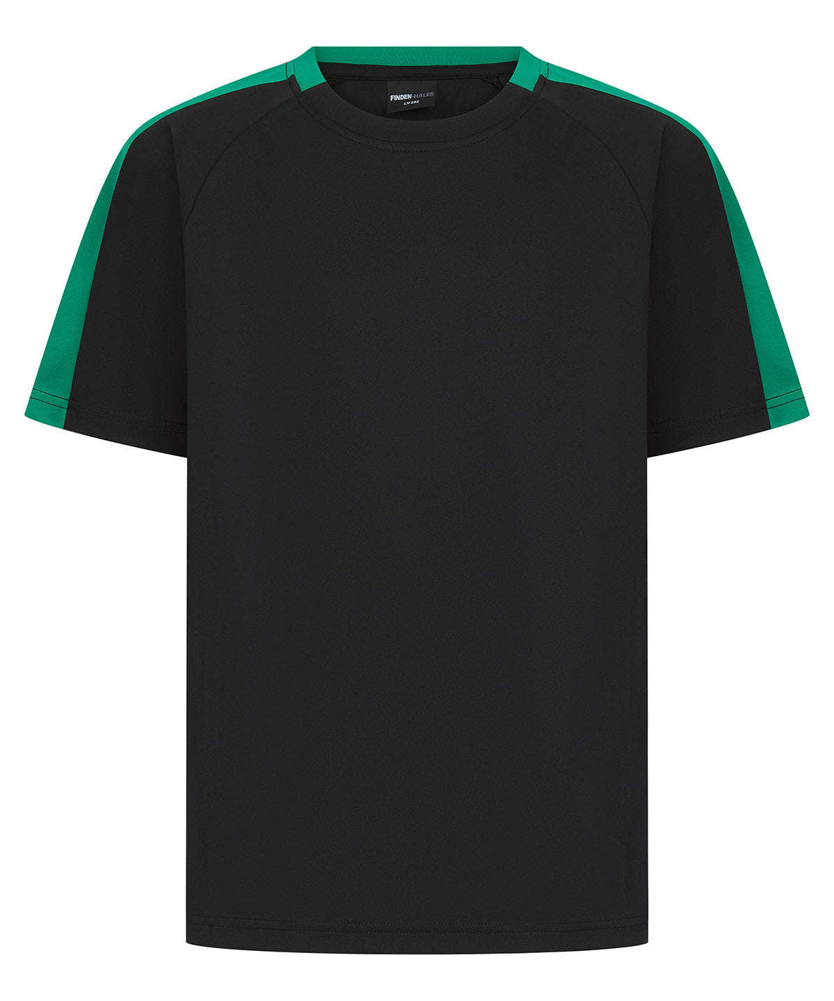 Finden & Hales Kids Team T-shirt - Black/Emerald