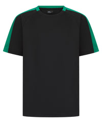 Finden & Hales Kids Team T-shirt - Black/Emerald