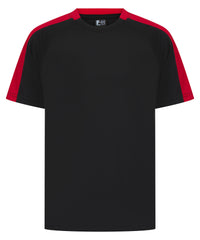 Finden & Hales Kids Team T-shirt - Black/Red