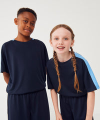 Finden & Hales Kids Team T-shirt - Black/Emerald