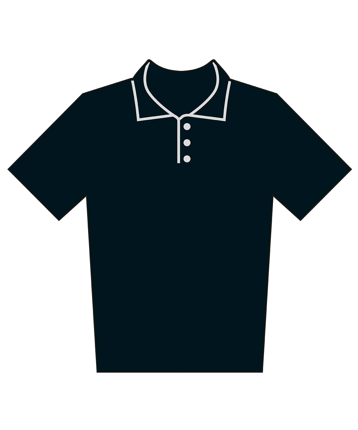 Finden & Hales Kids Team Polo Shirt - Black