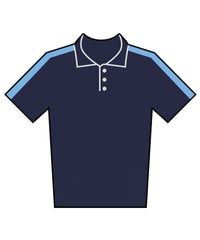 Finden & Hales Kids Team Polo Shirt - Navy/Sky