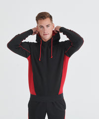 Finden & Hales Pullover Hoodie - Black/Red