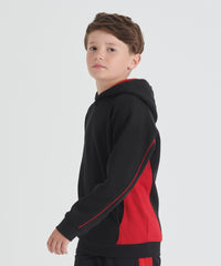 Finden & Hales Kids Pullover Hoodie - Black/Red