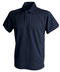 Finden & Hales Piped Performance Polo - Navy/Navy