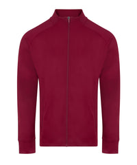 Finden & Hales Knitted Tracksuit Top - Burgundy