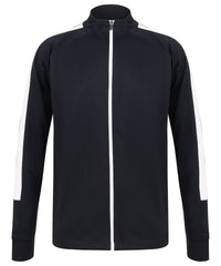 Finden & Hales Knitted Tracksuit Top - Navy/White*