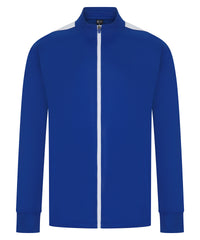 Finden & Hales Knitted Tracksuit Top - Royal/White