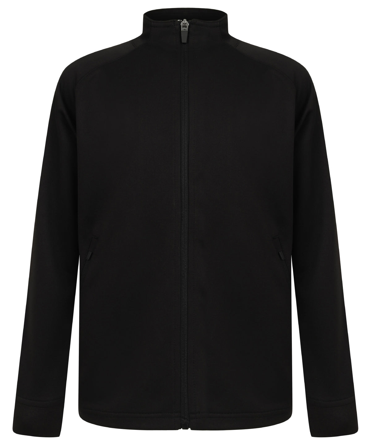 Finden & Hales Kids Knitted Tracksuit Top - Black