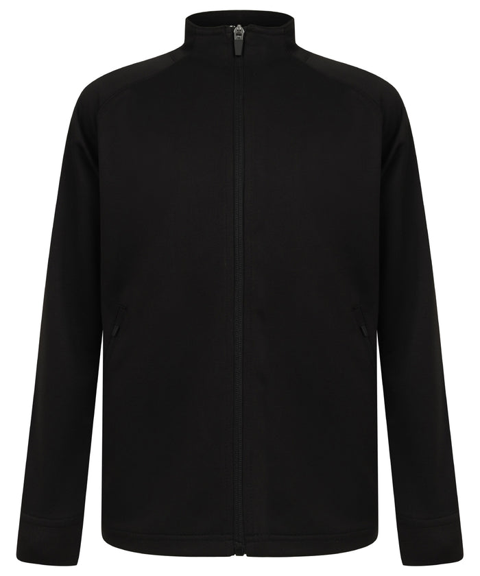 Finden & Hales Kids Knitted Tracksuit Top - Black