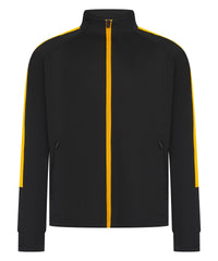 Finden & Hales Kids Knitted Tracksuit Top - Black/Gold