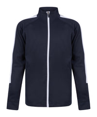 Finden & Hales Kids Knitted Tracksuit Top - Navy/White