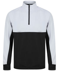 Finden & Hales ¼-Tracksuit Top - Black/White