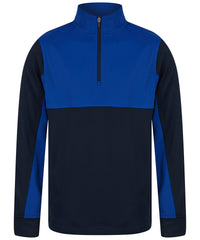Finden & Hales ¼-Tracksuit Top - Navy/Royal