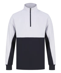 Finden & Hales ¼-Tracksuit Top - Navy/White