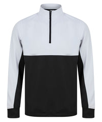 Finden & Hales Kids ¼-tracksuit Top - Black/White