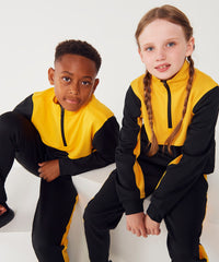 Finden & Hales Kids ¼-tracksuit Top - Black