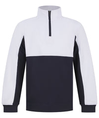 Finden & Hales Kids ¼-tracksuit Top - Navy/White