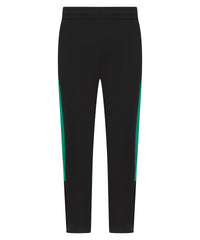 Finden & Hales Kids Knitted Tracksuit Pants - Black/Emerald