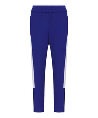 Finden & Hales Kids Knitted Tracksuit Pants - Royal/White