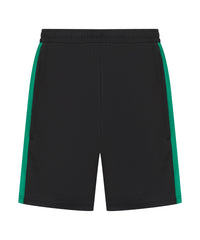 Finden & Hales Knitted Shorts with Zip Pockets - Black/Emerald