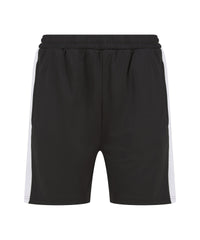 Finden & Hales Knitted Shorts with Zip Pockets - Black/White