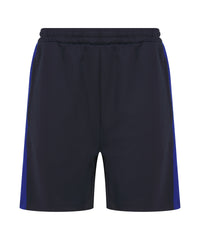 Finden & Hales Knitted Shorts with Zip Pockets - Navy/Royal