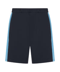 Finden & Hales Knitted Shorts with Zip Pockets - Navy/Sky