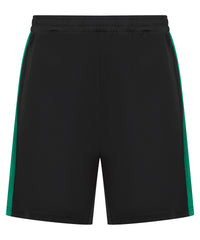 Finden & Hales Kids Knitted Shorts with Zip Pockets - Black/Emerald