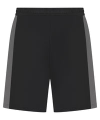Finden & Hales Kids Knitted Shorts with Zip Pockets - Black/Gunmetal