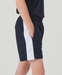Finden & Hales Kids Knitted Shorts with Zip Pockets - Black
